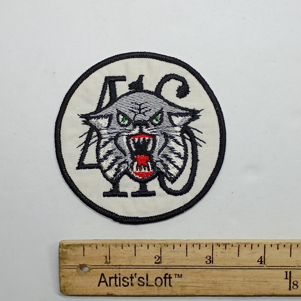 416 Wildcat Squadron RCAF Canadian Air Force Embroidered Patch Vintage Military